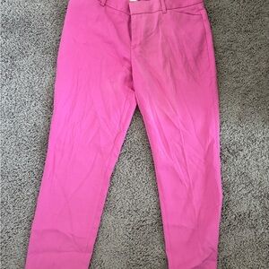 GAP Slim Cropped Pink Pants